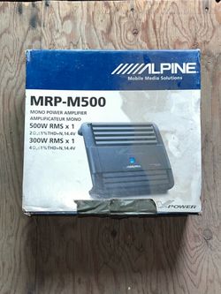 Alpine MRP-M500 car amplifier