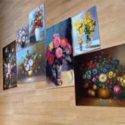 Bundle Of  Assorted Paintings   