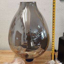 2x Large Bulb Type Glass Chandelier