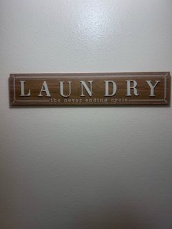 Laundry sign