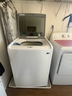 Washer and dryer electric and gas