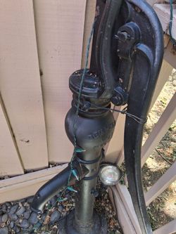Antique hand pump