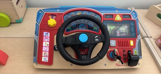 Melissa & Doug Vroom & Zoom Interactive Dashboard Steering Wheel Toy – Working