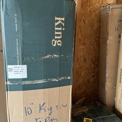 Firm King Size Mattress New In A Factory Box 