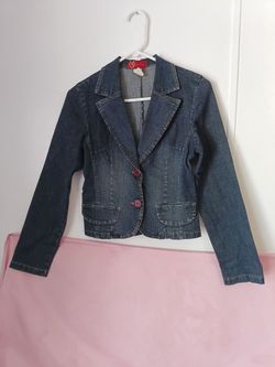 Goodtime Denim Blazer Jacket Size Small Women's