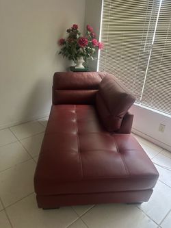 Burgundy couch