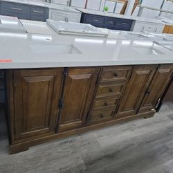 Bathroom Vanity 75" 