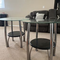 Glass tables
