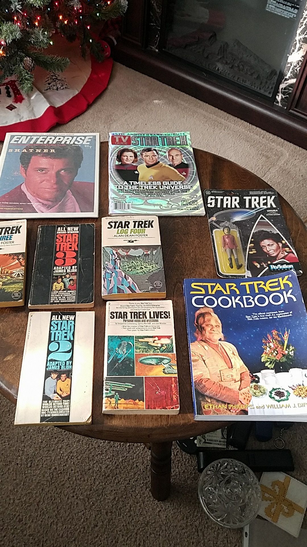 Star Trek lot books magazines toy