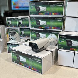 Huge LOT of VITEK commercial security cameras!! **Face Detection/A.I./Hi Def**