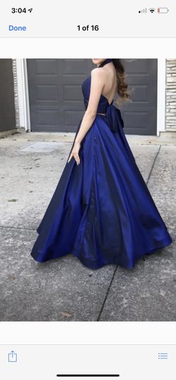 Prom dress blue