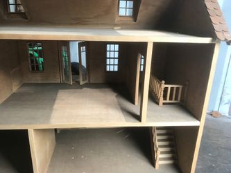Hand built wood house