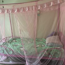 Kids Bed Frame Pink