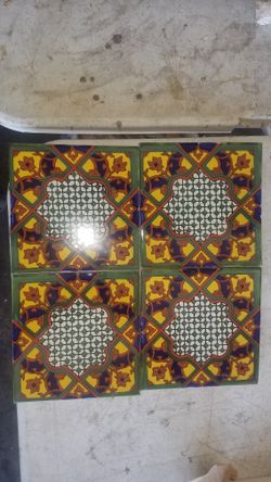 6"x6" Authentic Mexican HandPainted Tiles