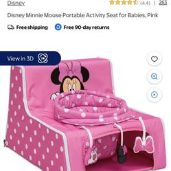 Minnie Mouse Activity Seat – Like New! 🐭🎀