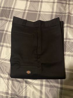 Black Double Knee Dickies Pants Size 34 By 30