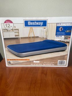 New Full Size Air Mattress with Built In Pump