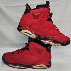 Jordan Air Jordan 6 Retro Toro Bravo Varsity Red Black Suede CT8529-600 size 10.5M