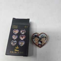 Loungefly Disney Princess Couple Hearts Enamel Pin-Princess Jasmine/ Aladdin