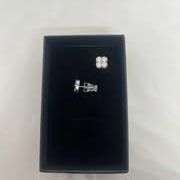 Moissanite Clover Earing