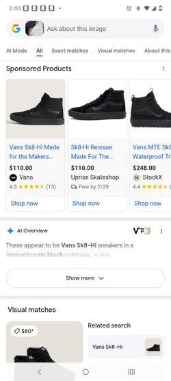 Vans Sk8-Hi sneakers sz12
