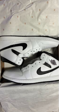 Black and White Jordan 1s