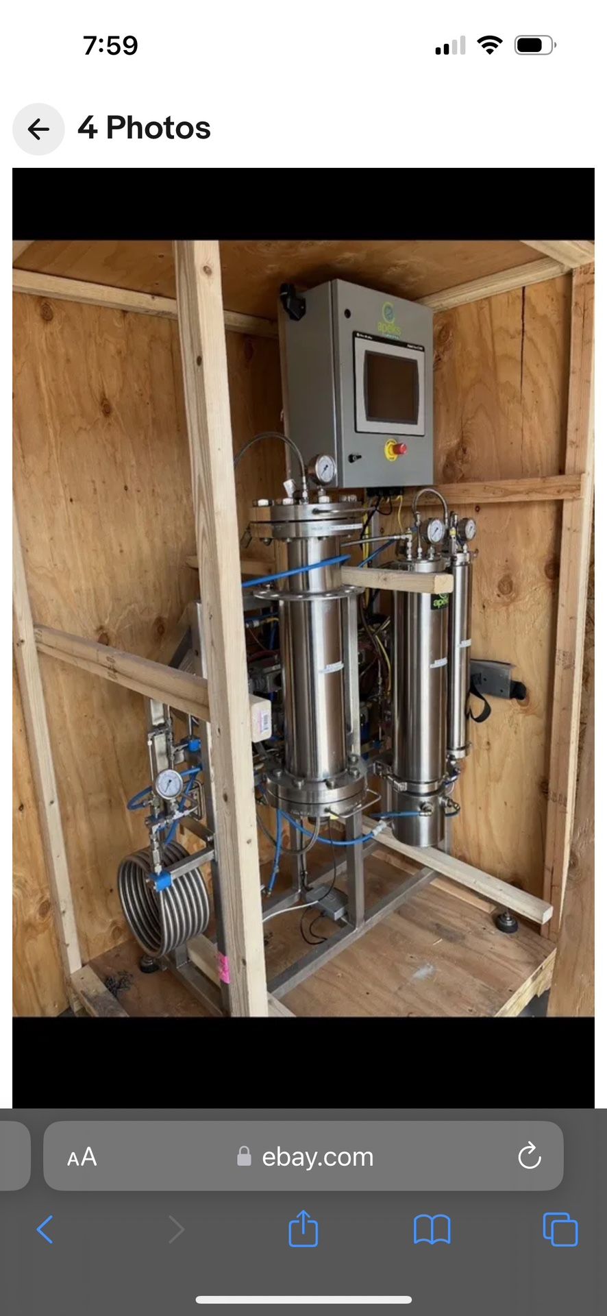 Apeks Bambino Extraction Machine Low Hours