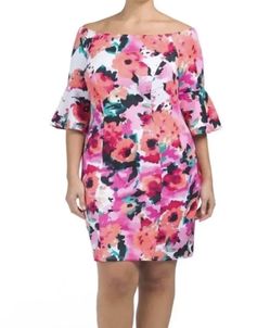 NWT Floral Off Shoulder Dress