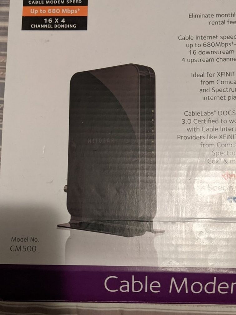 Netgear CM500 High Speed XFINITY Modem