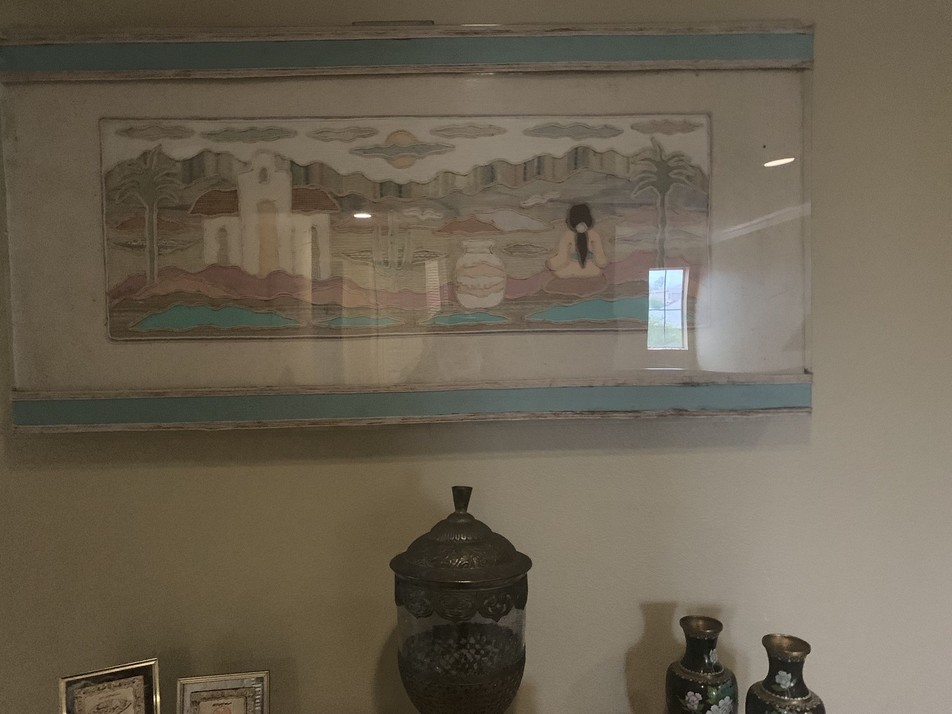 $150 Beautiful Tapestry 30/61 Hand Made Or