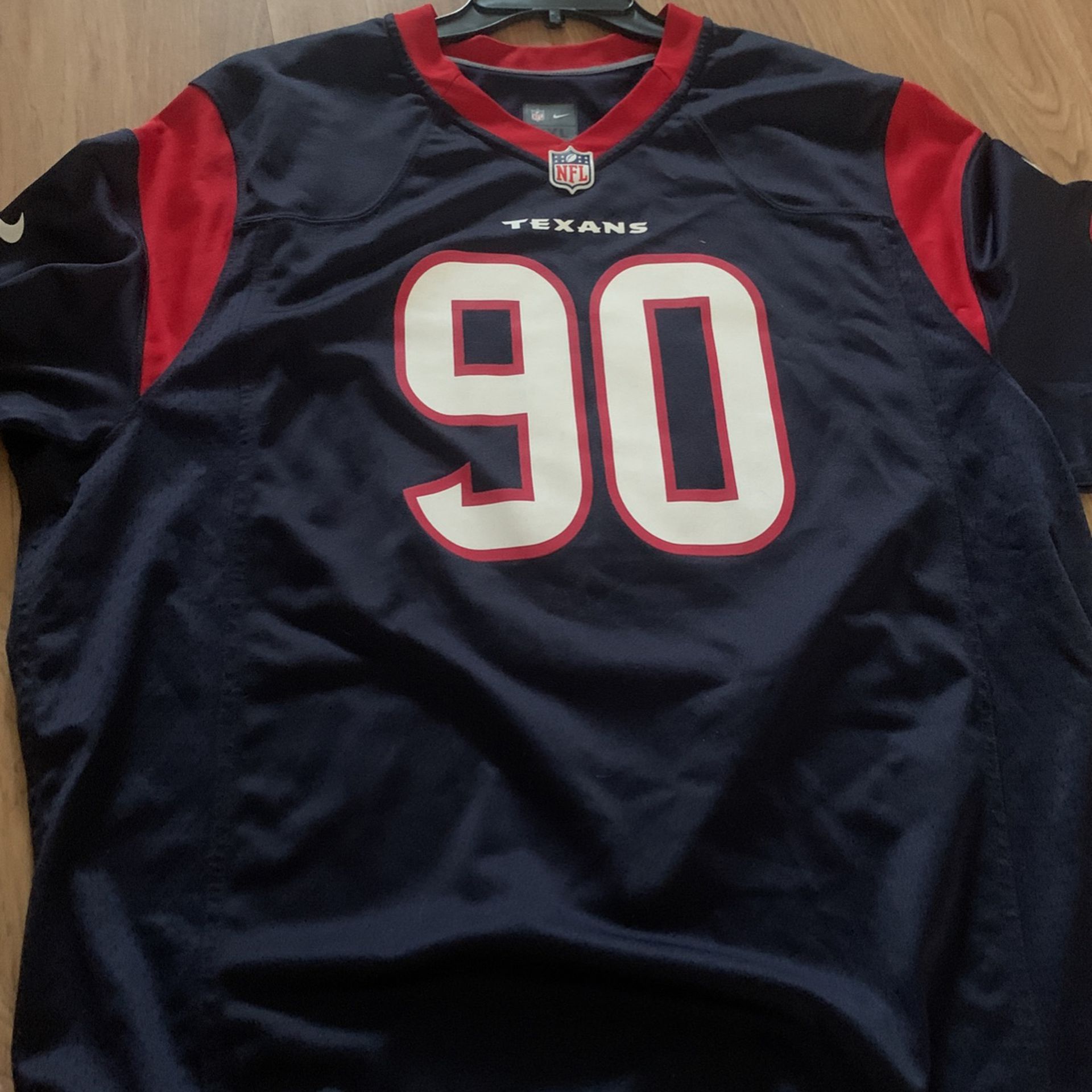 Official NFL merch Texans jersey 90 XXL size