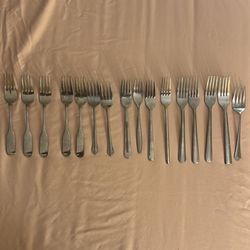 Silver small forks (16 Piece)