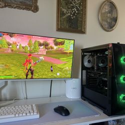 Black Gaming Pc Computer Desktop RTX 3080 / i7-12700