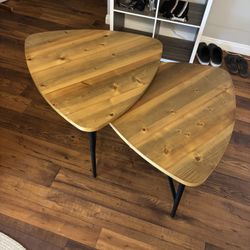 Stackable Wooden Coffee Tables 