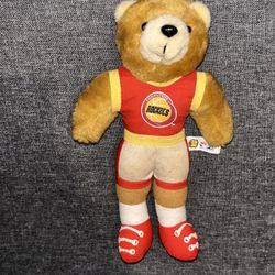 Vintage 1993 Houston Rockets Teddybear 