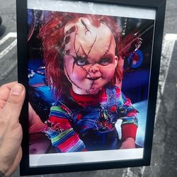 Chucky print in frame