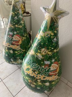 Set Christmas Tree Inflatable Take Both One Price 