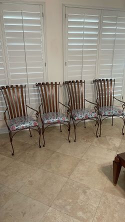Paisley Iron Wrought Chairs