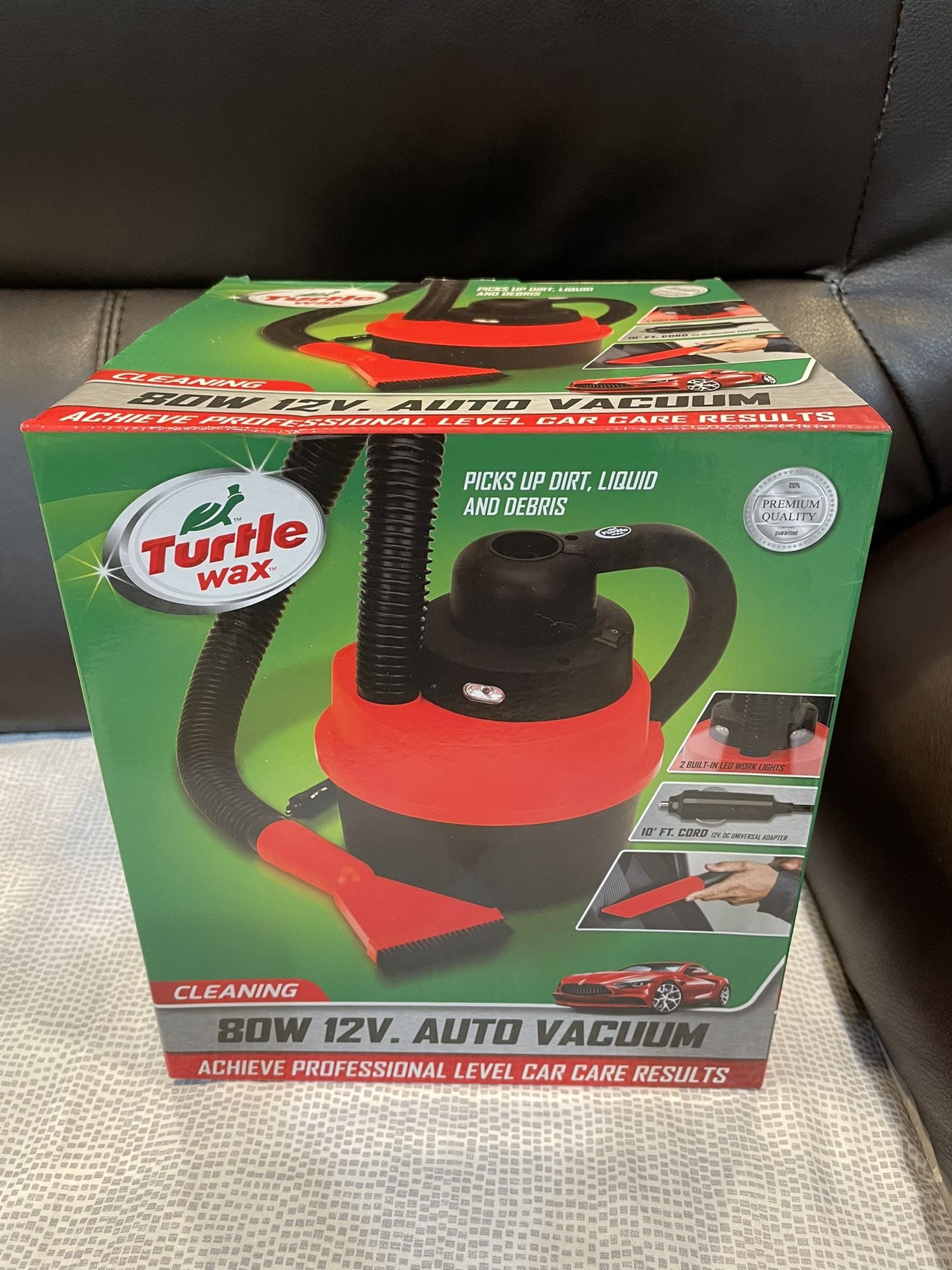Turtle Wax 80W 12V Auto Vacuum