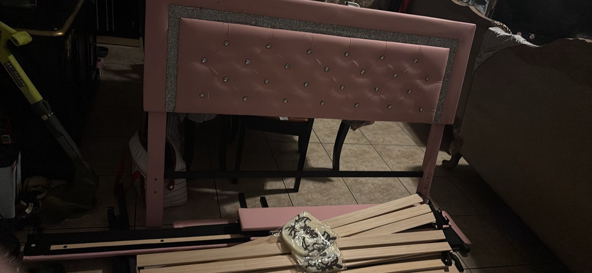Pink Sparkly Bed Frame