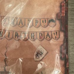 Harry potter Birthday banner