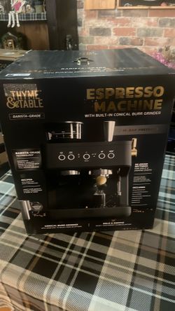 Thyme& Table barista-grade espresso machine with
