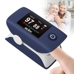 SEJOY Fingertip Pulse Oximeter Large Backlit Display, Brand New