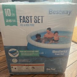 10 Feet X 26 Inch Best way Inflatable Pool- Brand New