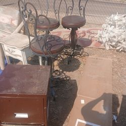 Rod Iron Bar Stools