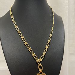 18k Real Gold Necklace 