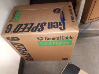 Genesis 24/4pr Cat 5e Cable Blue..1000 Ft New