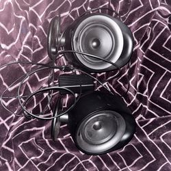 Black Wired Speakers