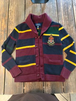 Ralph Lauren Boys Medium 10-12 Cardigan
