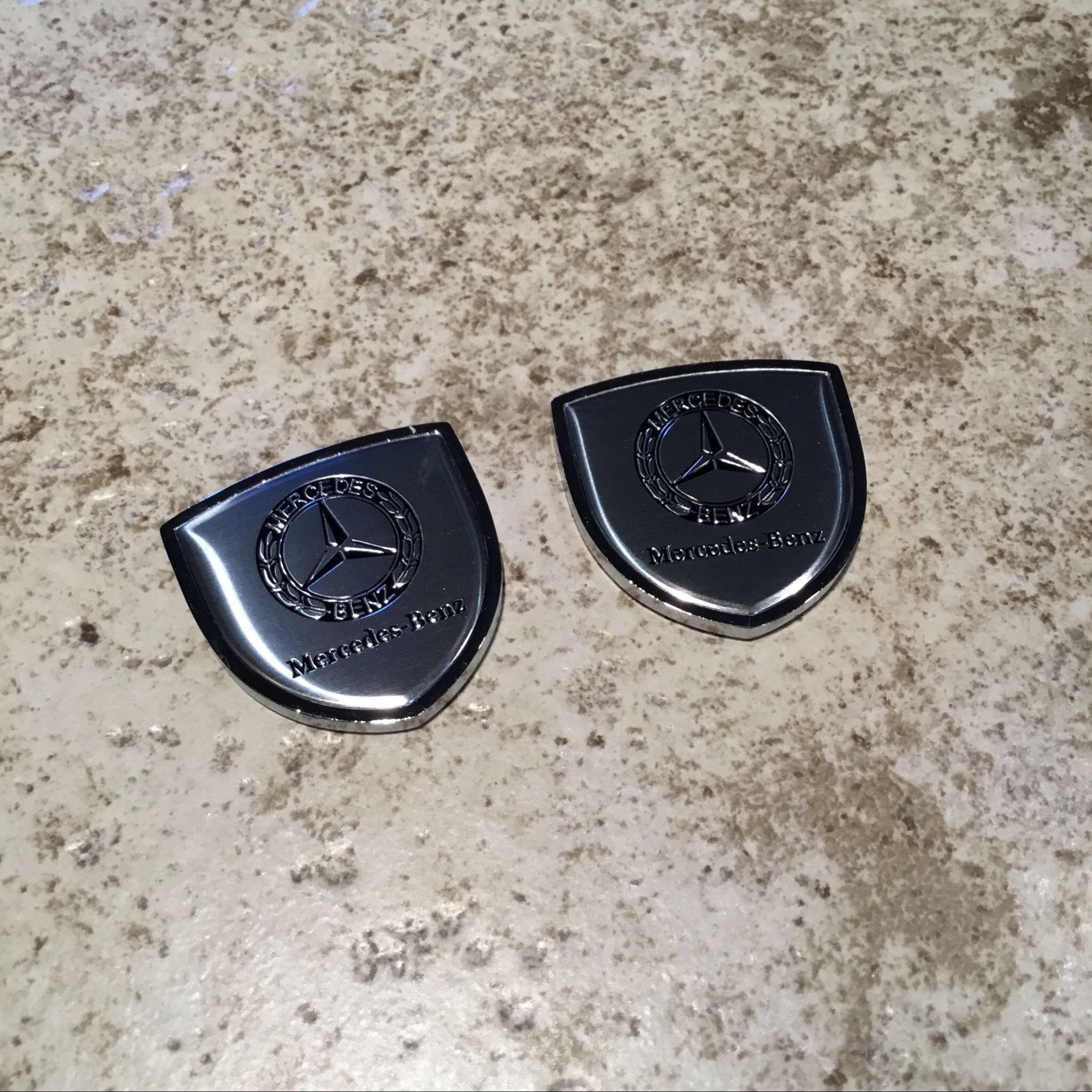 Metal Mercedes Benz Emblem Classic Star